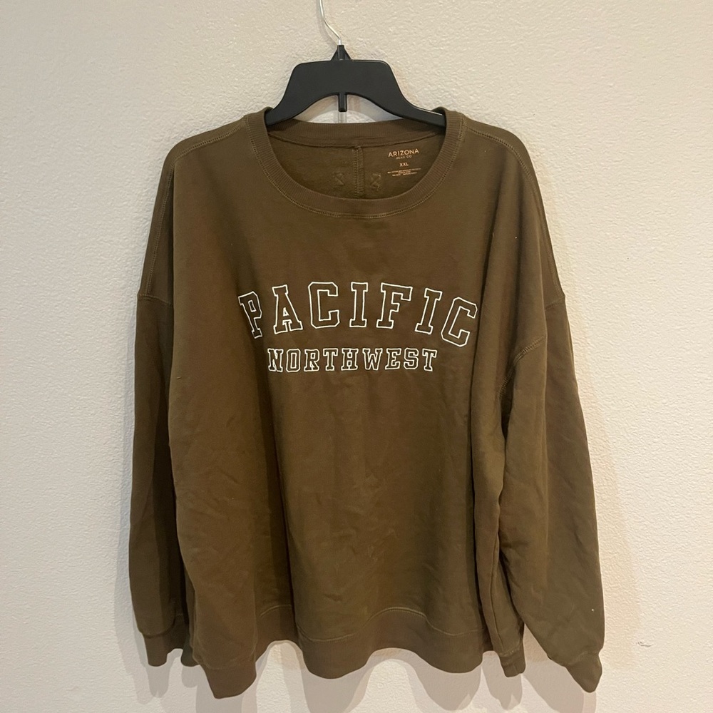 XXL Green crewneck